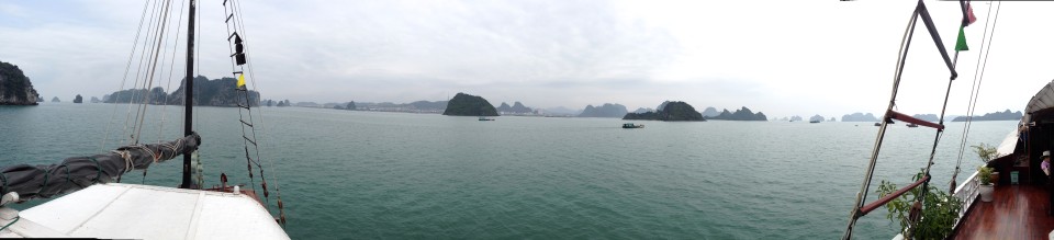 Bai Tu Long Bay, Ha Long Bay, Vietnam - April 2015